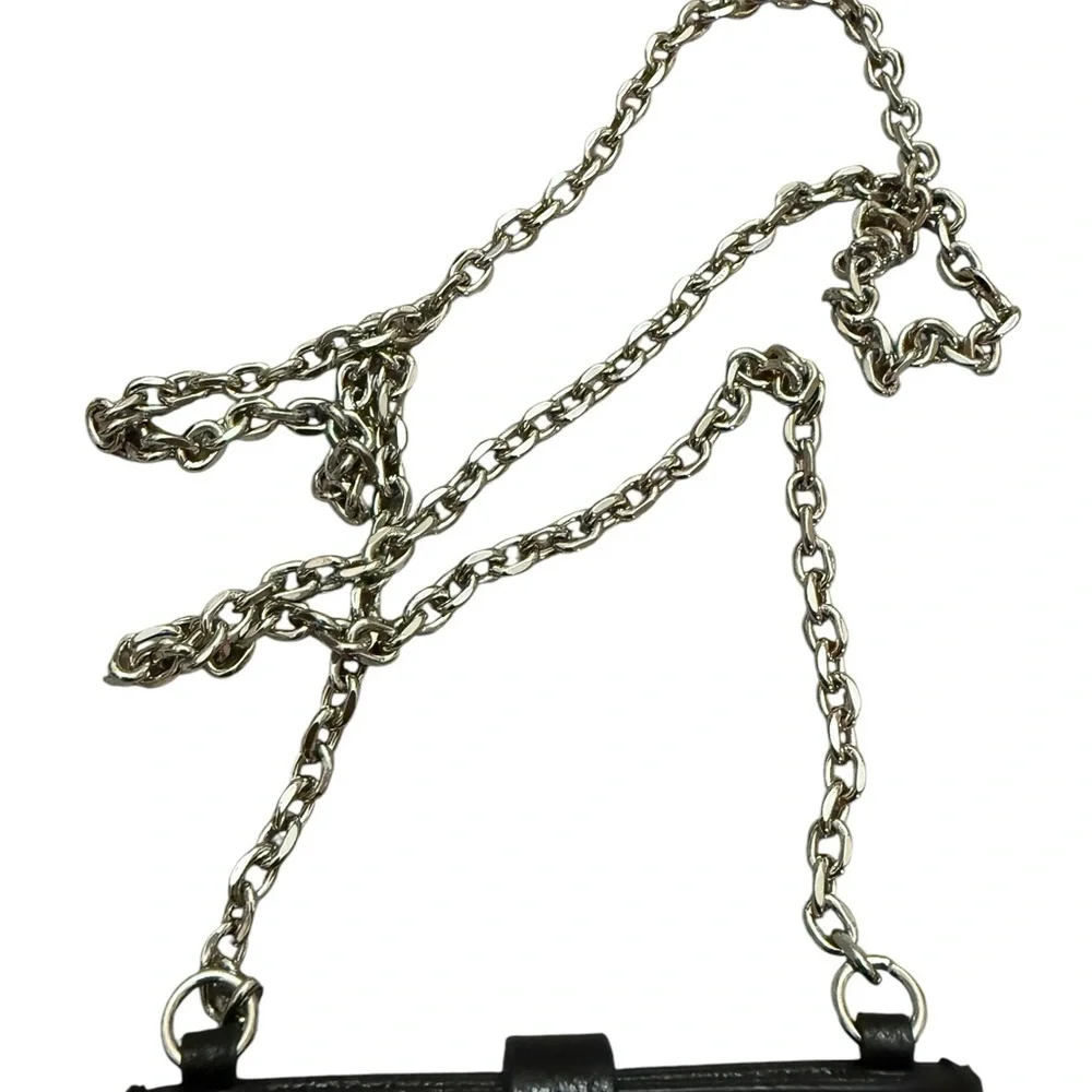 Minkoff Large Leather Card Case On Chain. The perfect way to glam up MSRP $98